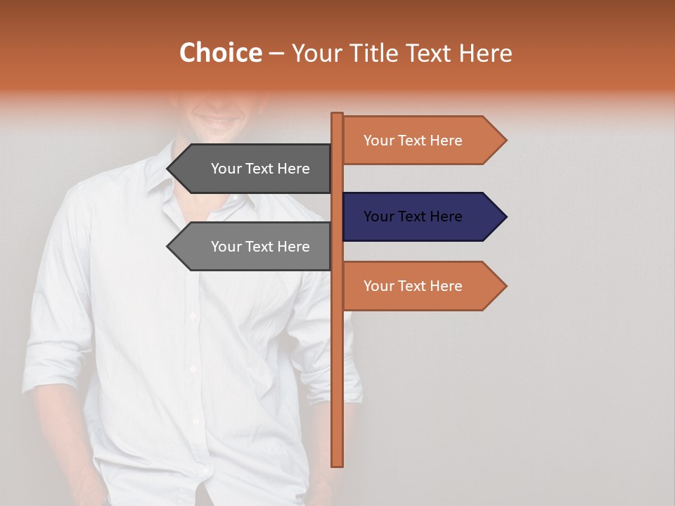 Chair Human Communication PowerPoint Template