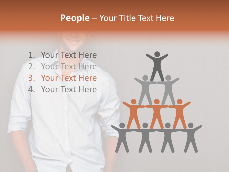 Chair Human Communication PowerPoint Template