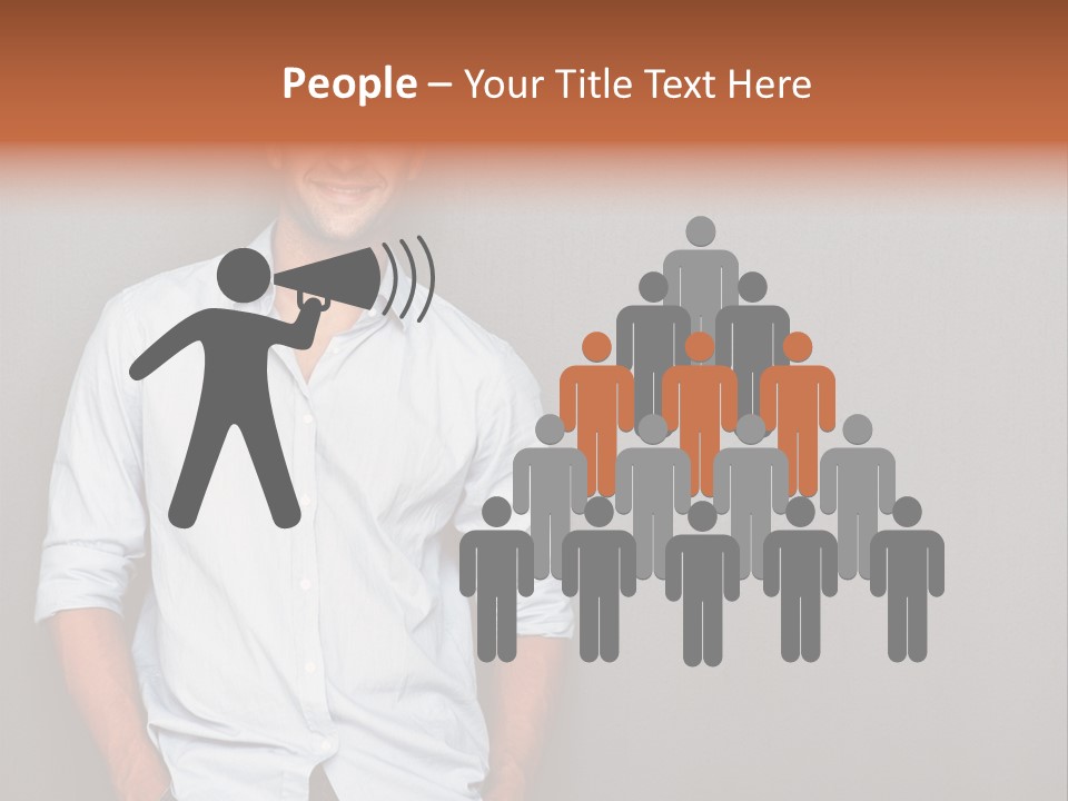 Chair Human Communication PowerPoint Template