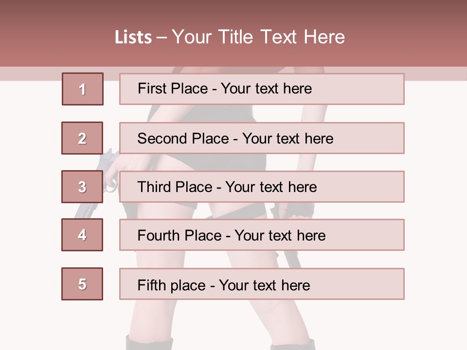 Happy Management Writing PowerPoint Template