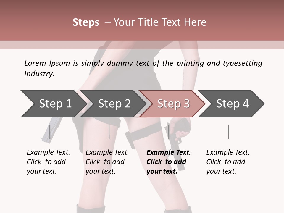 Happy Management Writing PowerPoint Template