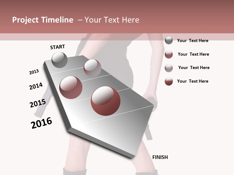 Happy Management Writing PowerPoint Template