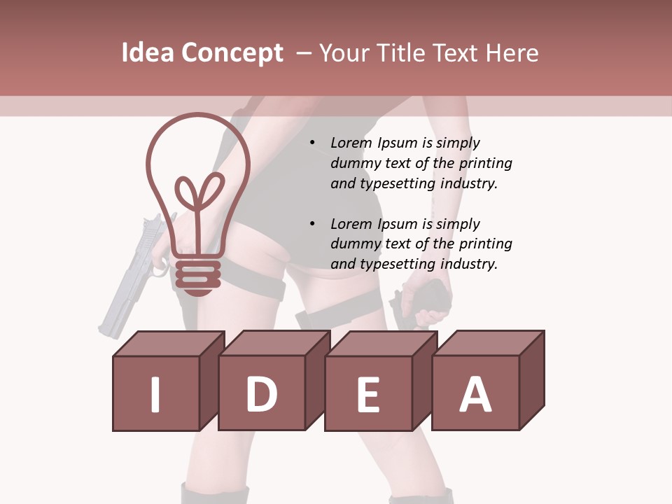 Happy Management Writing PowerPoint Template