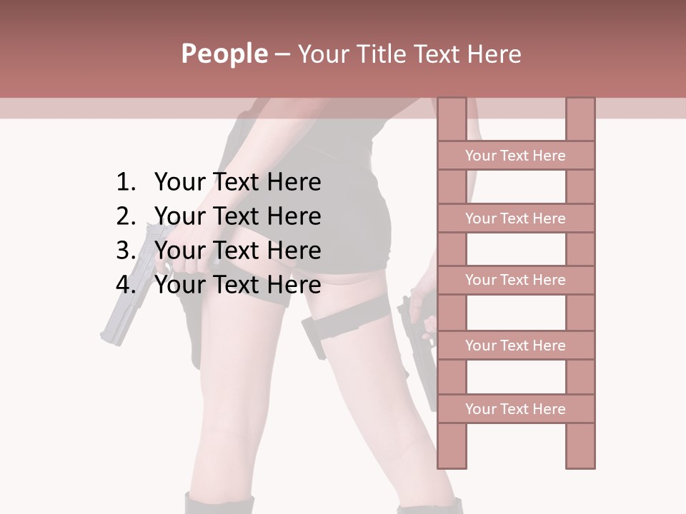 Happy Management Writing PowerPoint Template