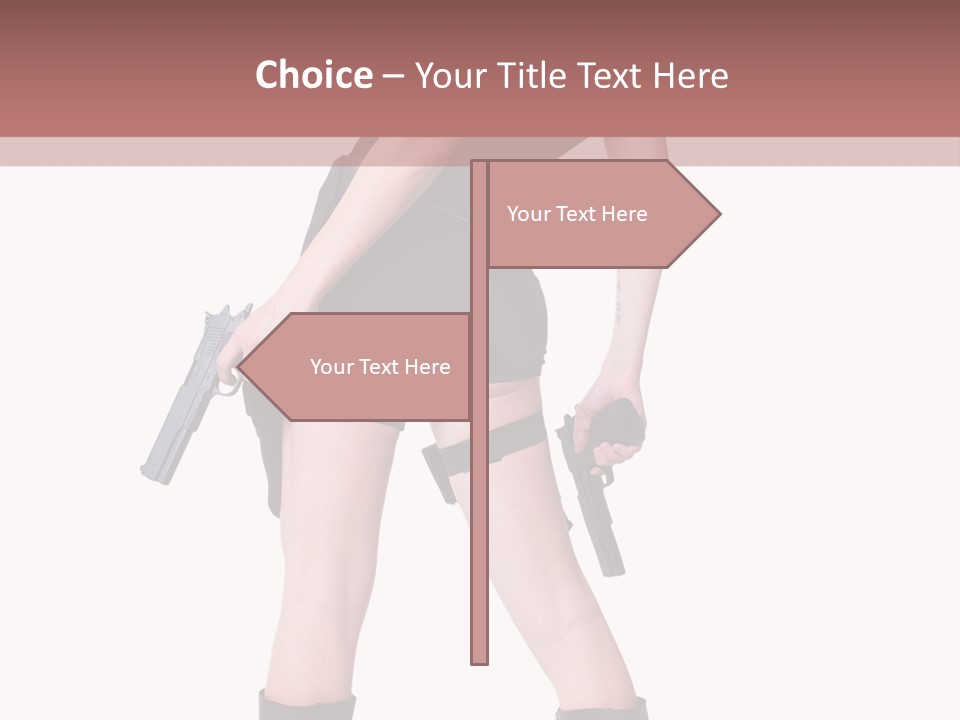 Happy Management Writing PowerPoint Template