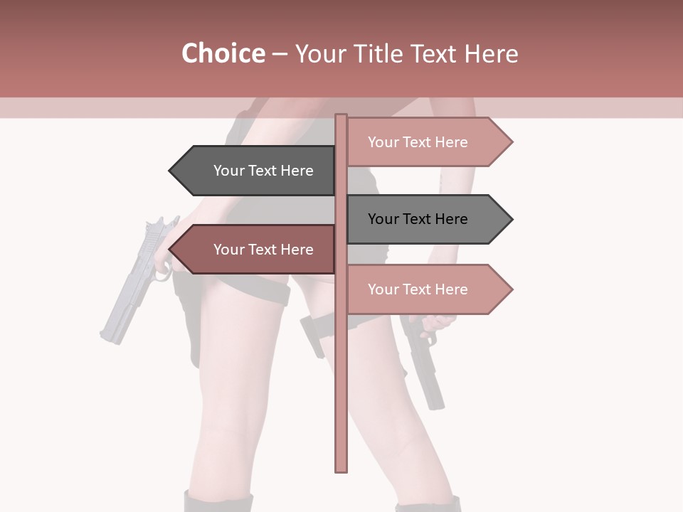 Happy Management Writing PowerPoint Template