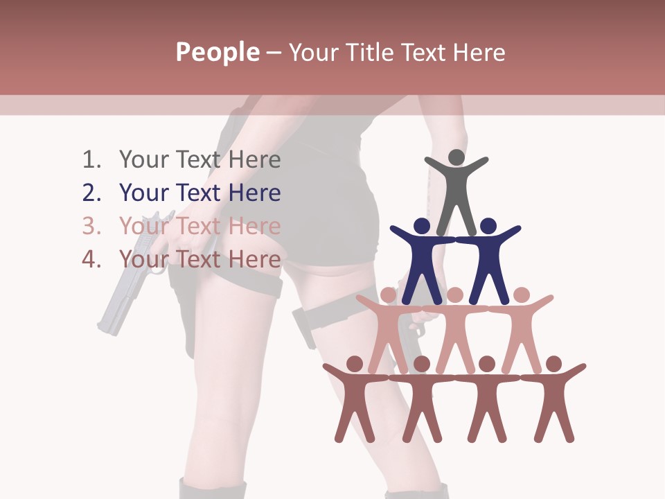 Happy Management Writing PowerPoint Template