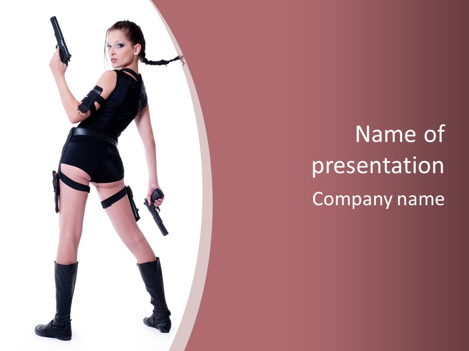 Human Figure Company PowerPoint Template