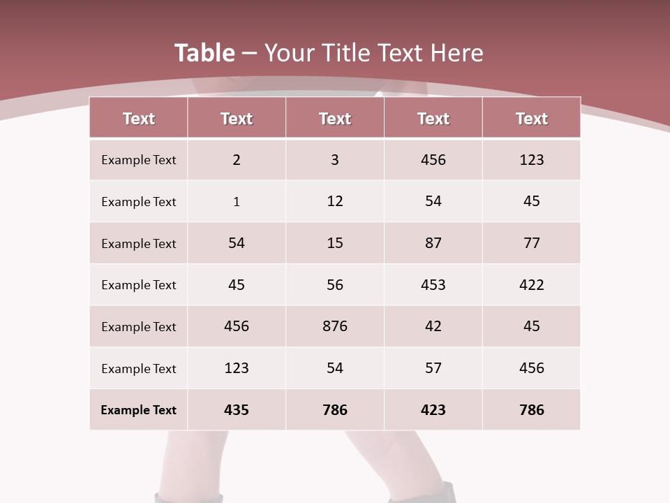 Human Figure Company PowerPoint Template