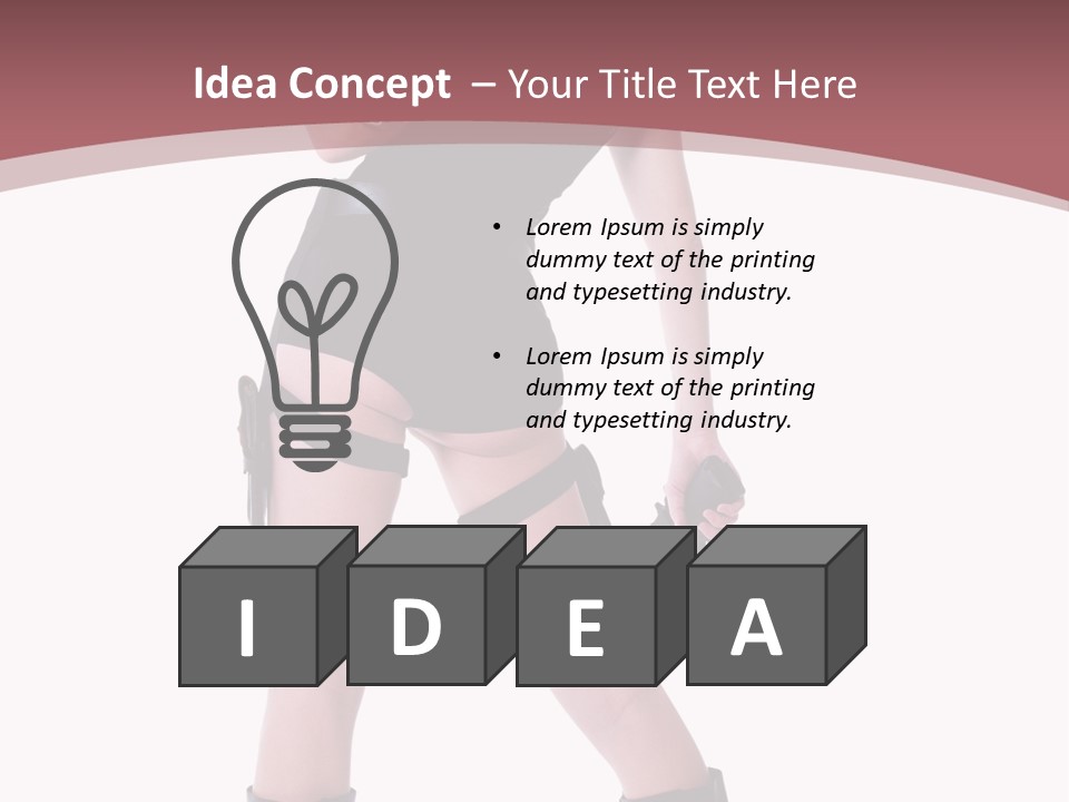 Human Figure Company PowerPoint Template