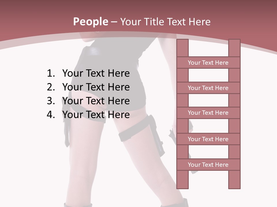 Human Figure Company PowerPoint Template