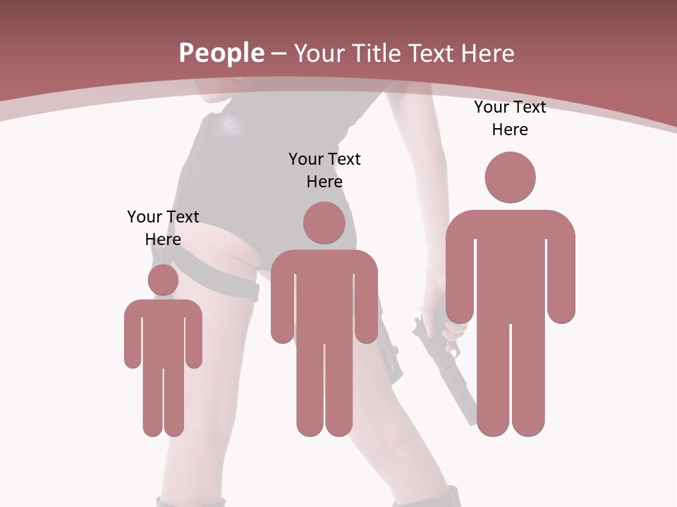 Human Figure Company PowerPoint Template