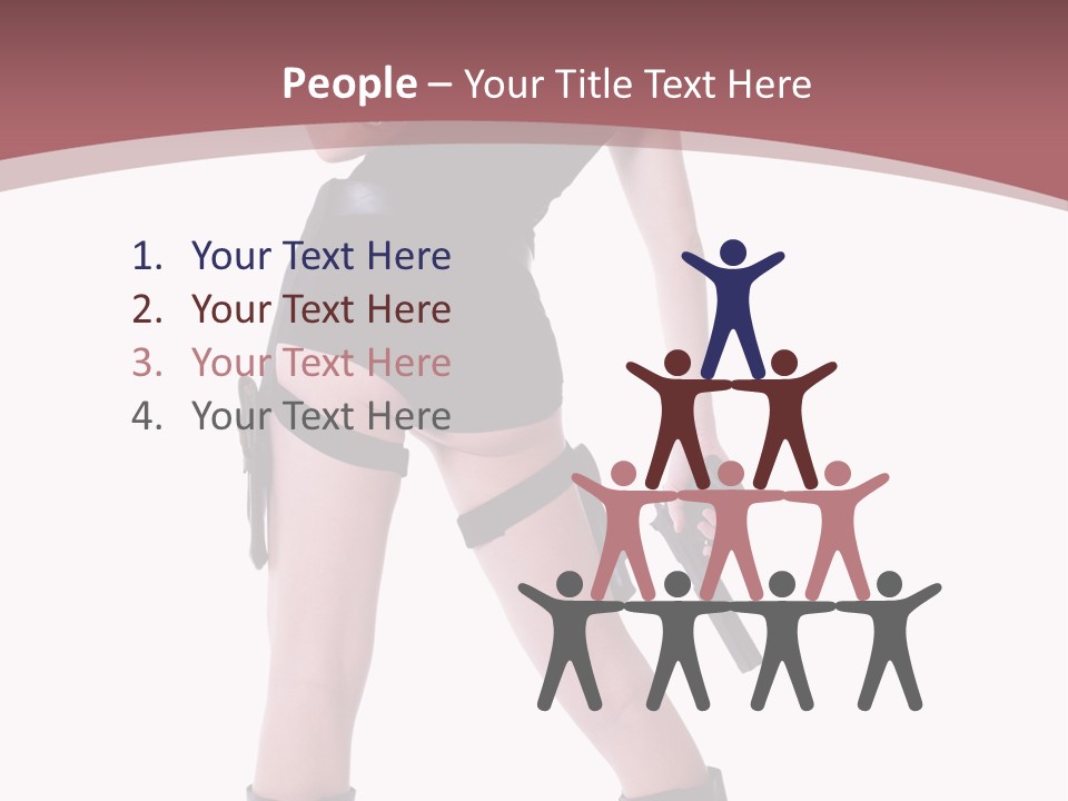 Human Figure Company PowerPoint Template