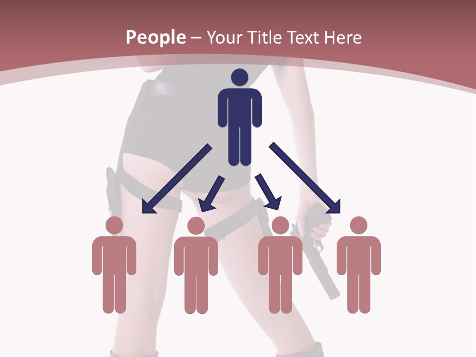 Human Figure Company PowerPoint Template