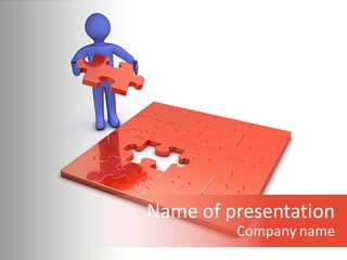 Concept Fill Piece PowerPoint Template