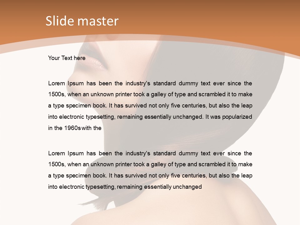 Hair Young Studio PowerPoint Template