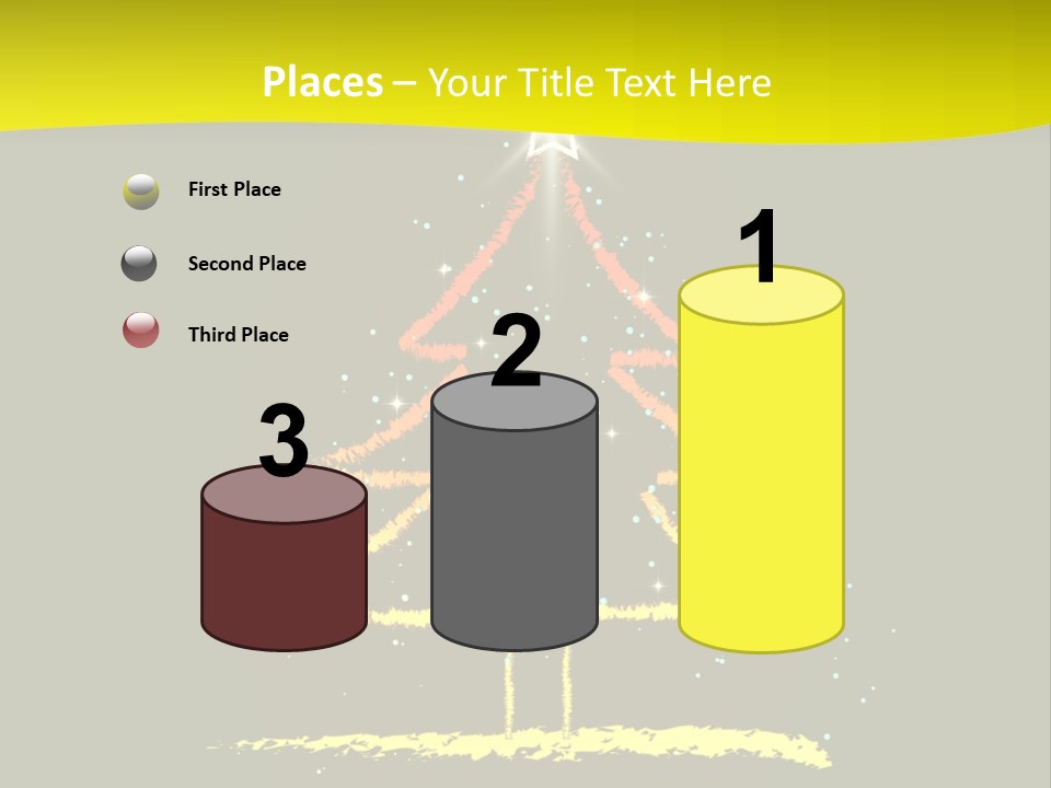 Red Illustration Gift PowerPoint Template