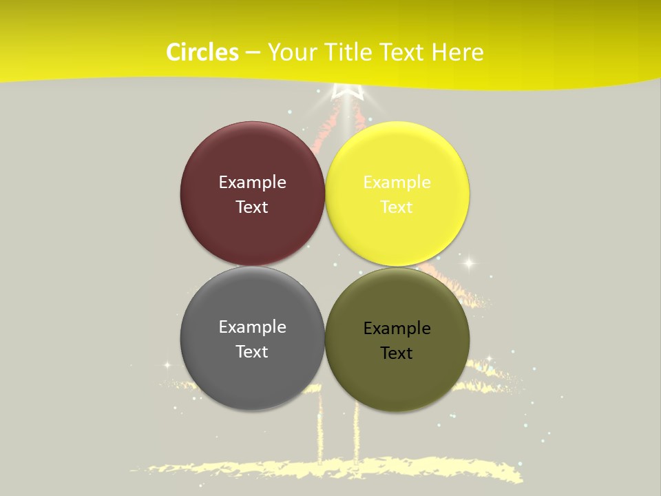 Red Illustration Gift PowerPoint Template