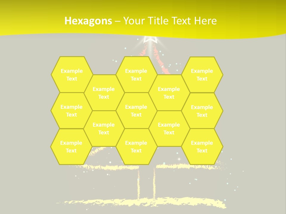 Red Illustration Gift PowerPoint Template