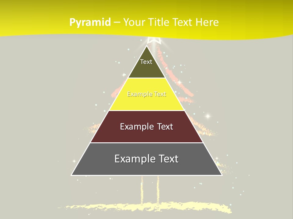 Red Illustration Gift PowerPoint Template