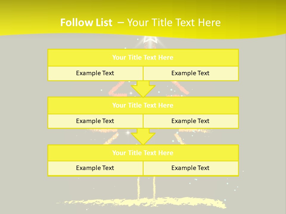 Red Illustration Gift PowerPoint Template