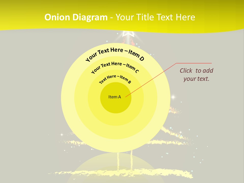 Red Illustration Gift PowerPoint Template