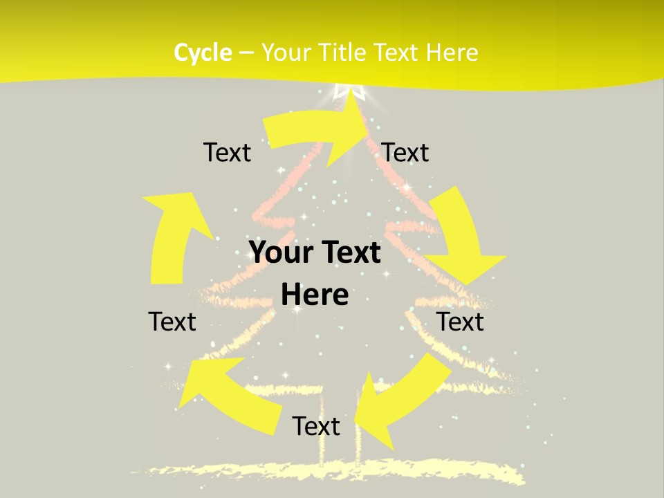 Red Illustration Gift PowerPoint Template