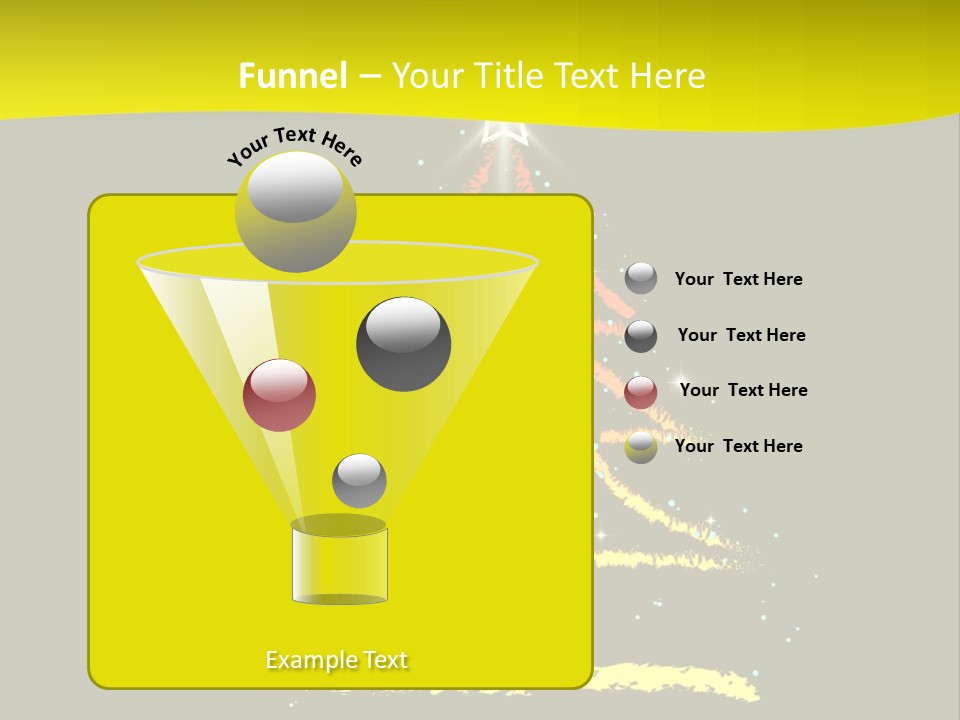 Red Illustration Gift PowerPoint Template