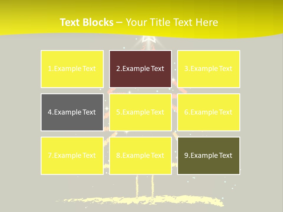 Red Illustration Gift PowerPoint Template