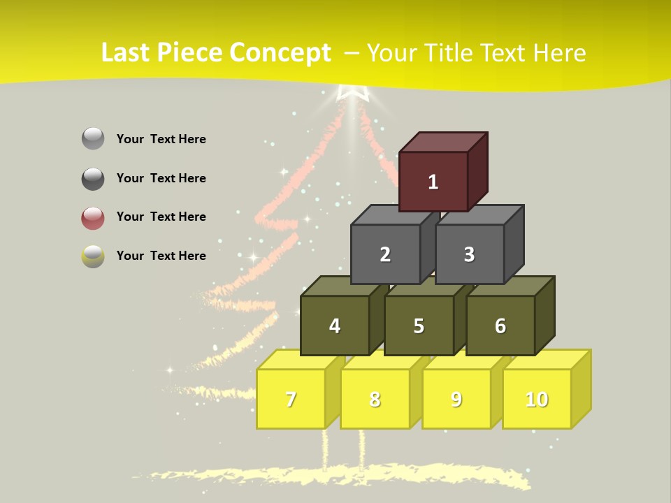 Red Illustration Gift PowerPoint Template