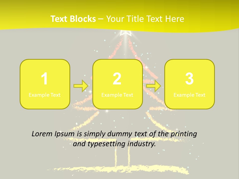 Red Illustration Gift PowerPoint Template