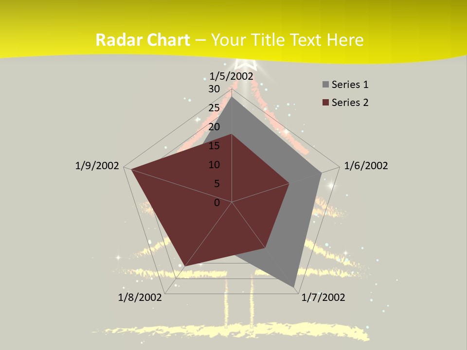 Red Illustration Gift PowerPoint Template