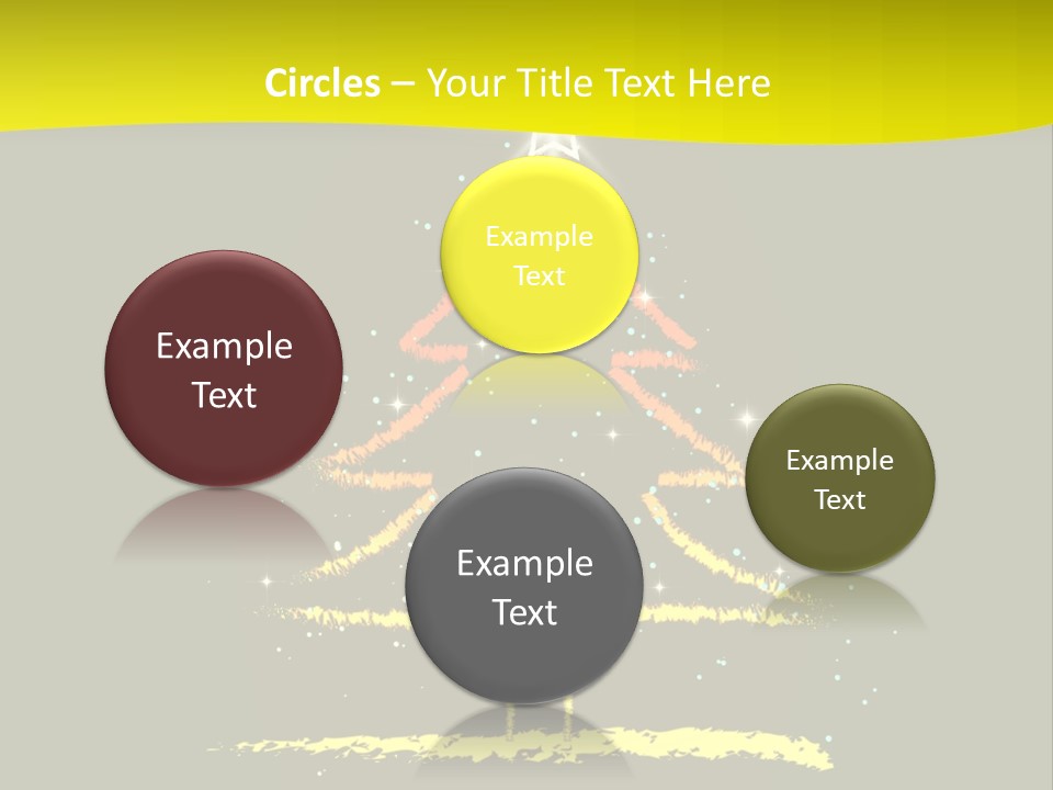 Red Illustration Gift PowerPoint Template