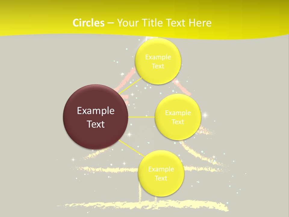 Red Illustration Gift PowerPoint Template