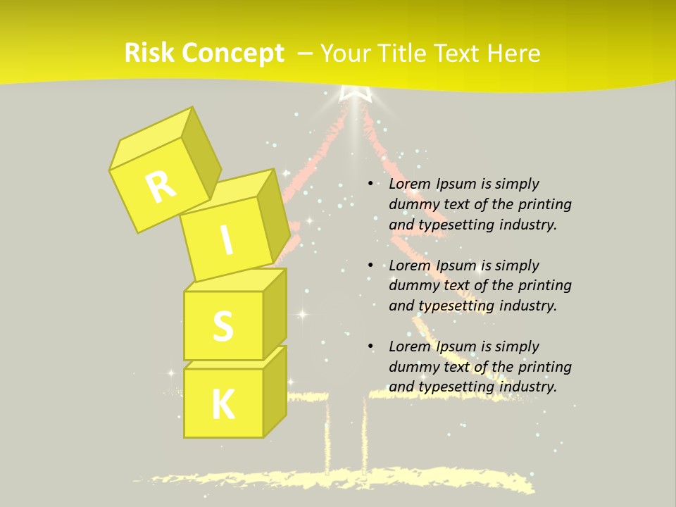 Red Illustration Gift PowerPoint Template