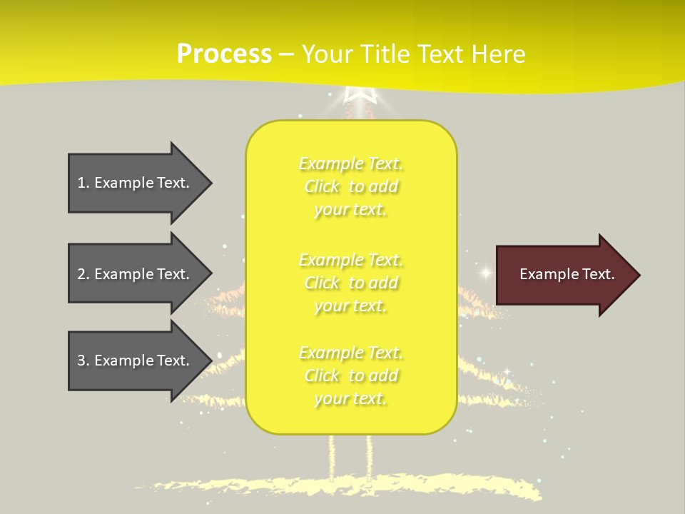 Red Illustration Gift PowerPoint Template