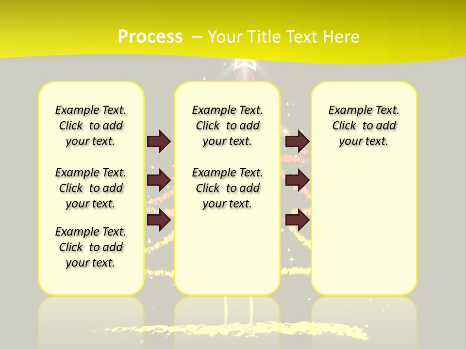 Red Illustration Gift PowerPoint Template