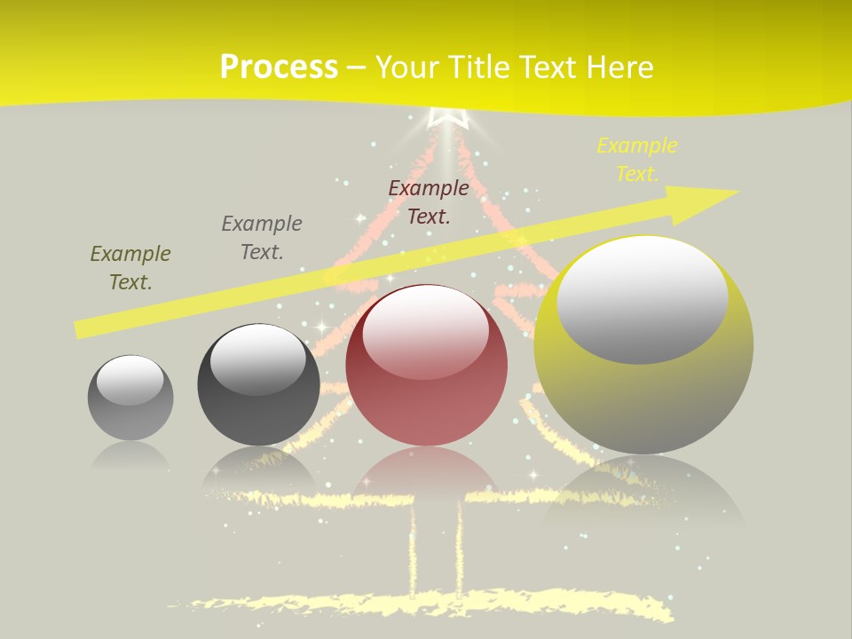 Red Illustration Gift PowerPoint Template