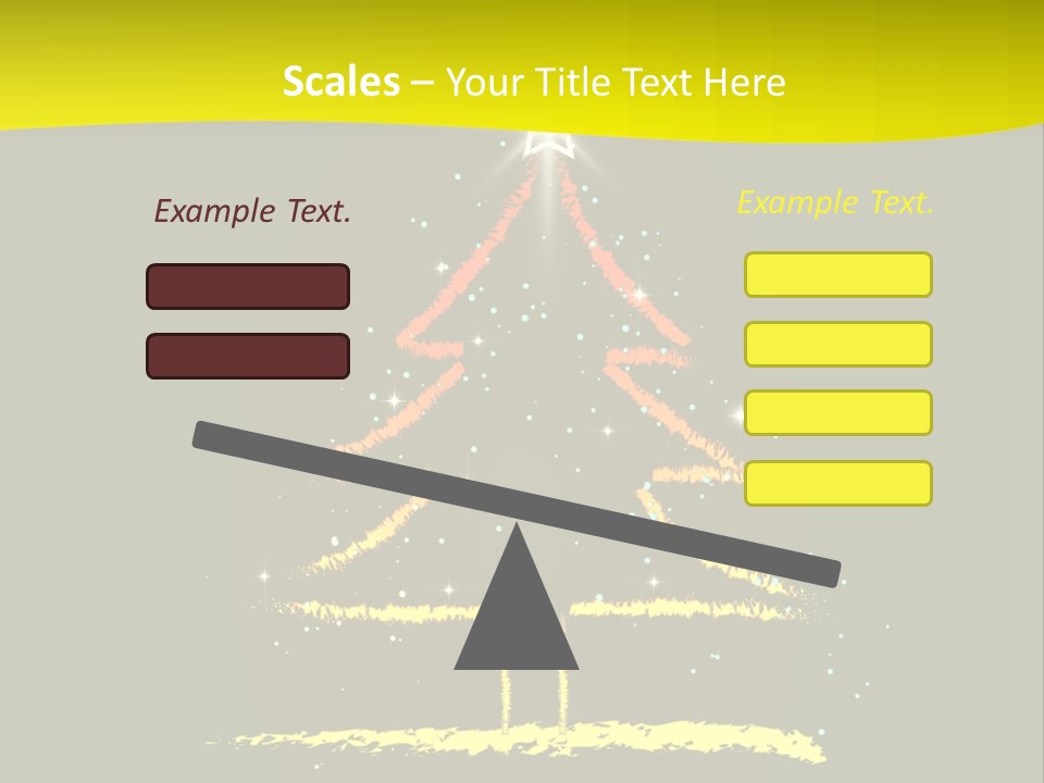 Red Illustration Gift PowerPoint Template