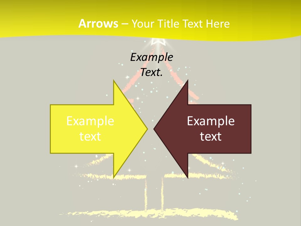 Red Illustration Gift PowerPoint Template