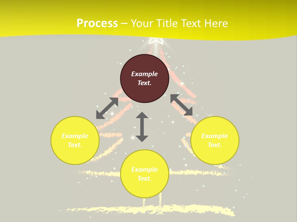 Red Illustration Gift PowerPoint Template