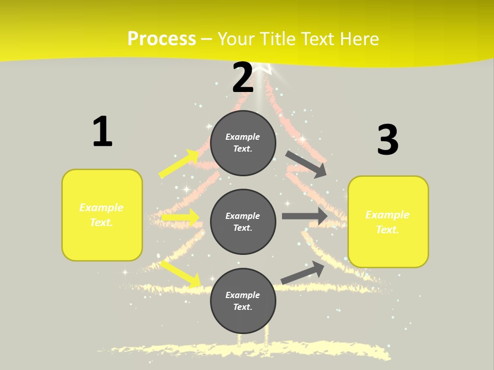 Red Illustration Gift PowerPoint Template