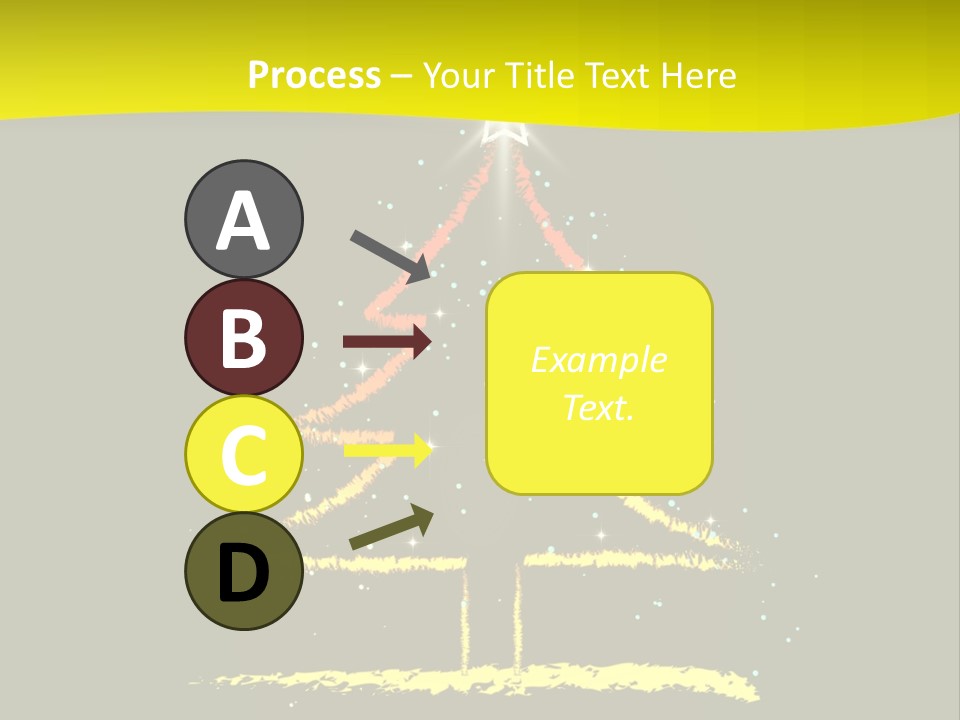 Red Illustration Gift PowerPoint Template