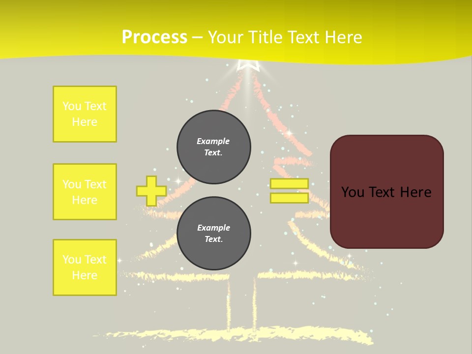 Red Illustration Gift PowerPoint Template