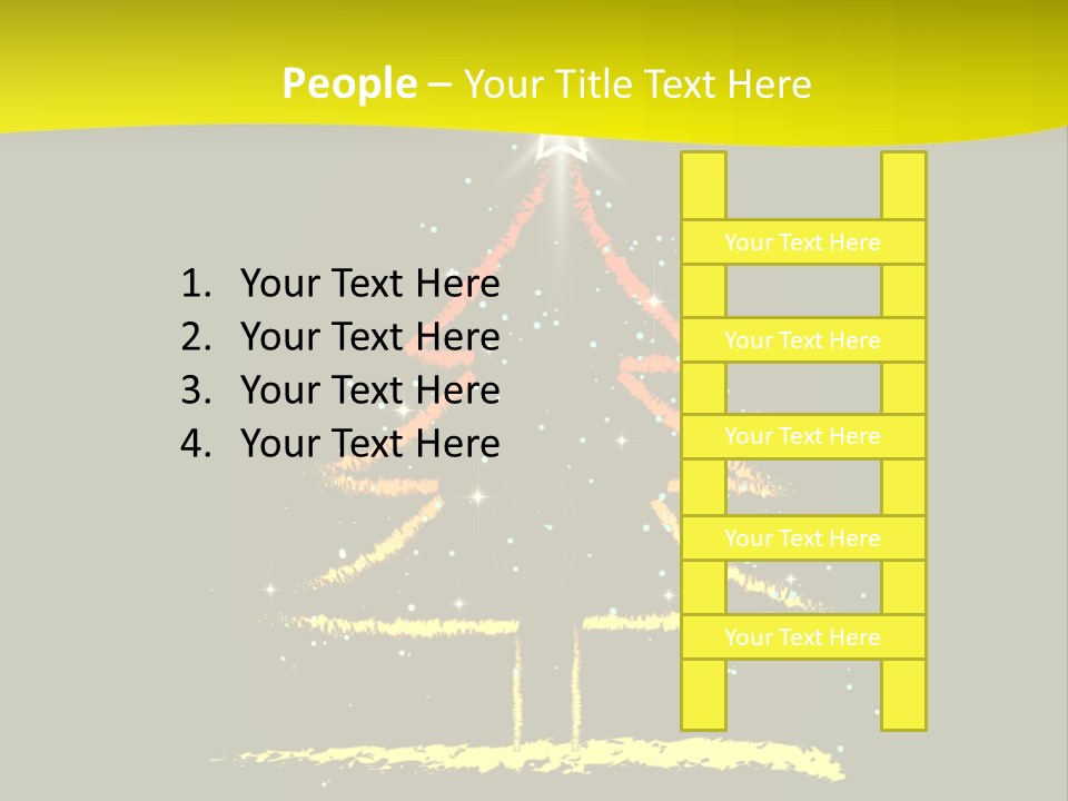 Red Illustration Gift PowerPoint Template