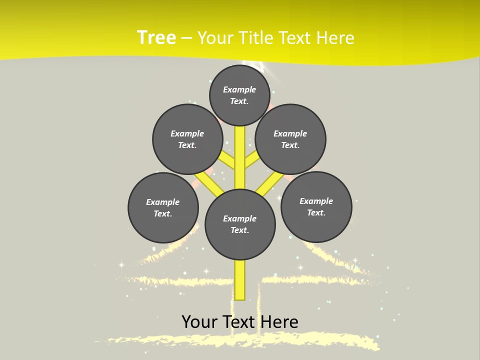 Red Illustration Gift PowerPoint Template