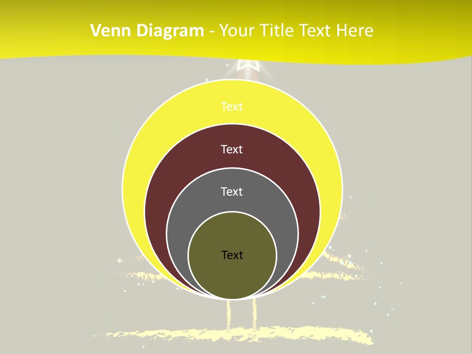 Red Illustration Gift PowerPoint Template