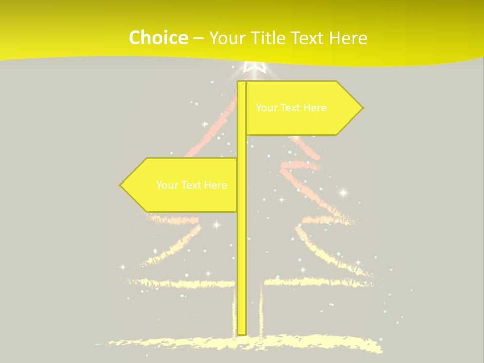 Red Illustration Gift PowerPoint Template