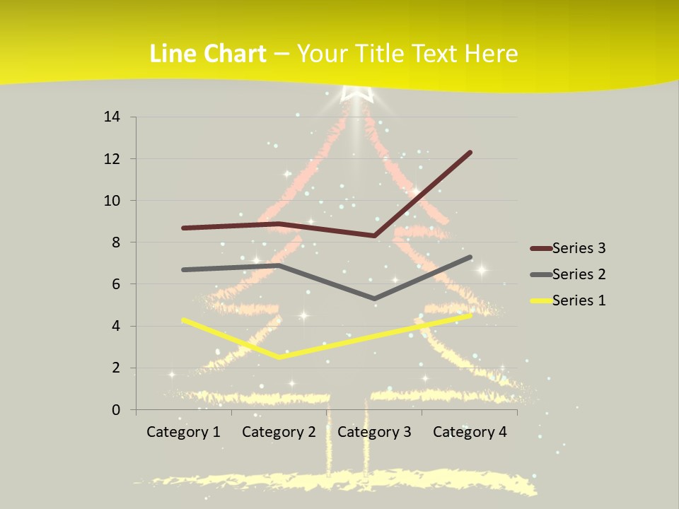 Red Illustration Gift PowerPoint Template