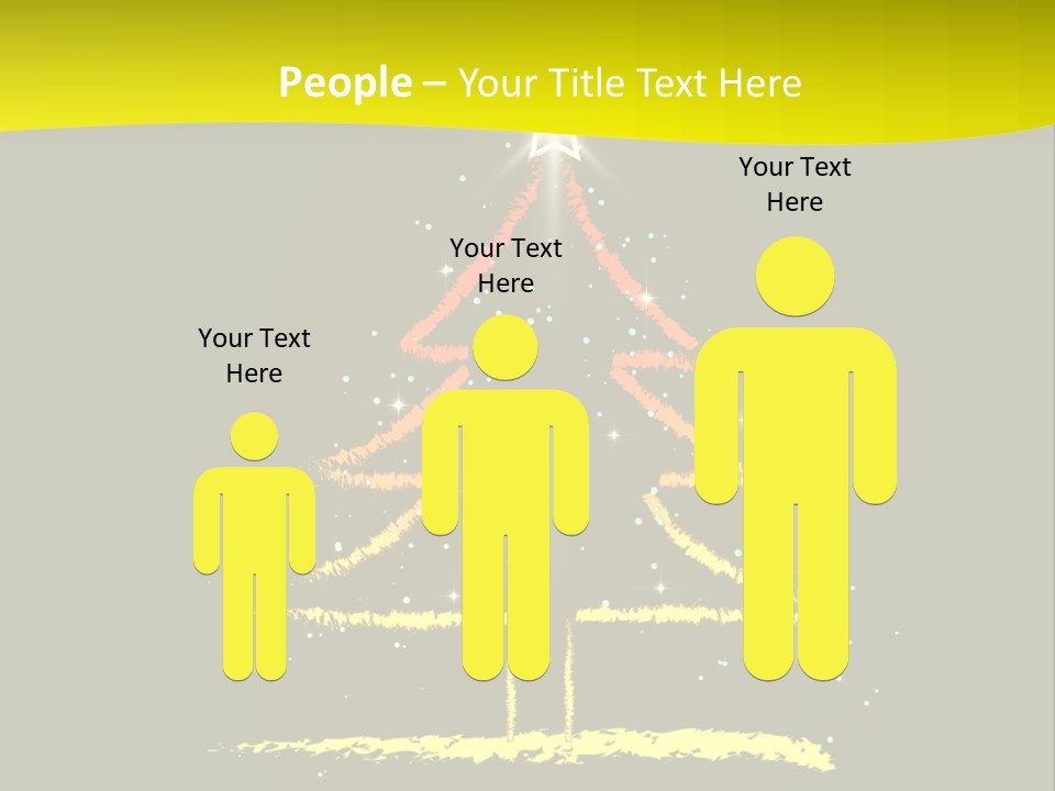 Red Illustration Gift PowerPoint Template